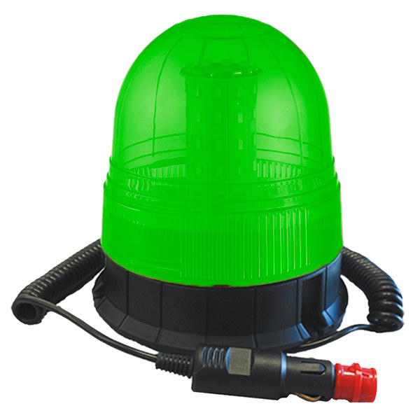 4-445-60 Durite 12V-24V Magnetic Mount Multifunction Green LED Beacon